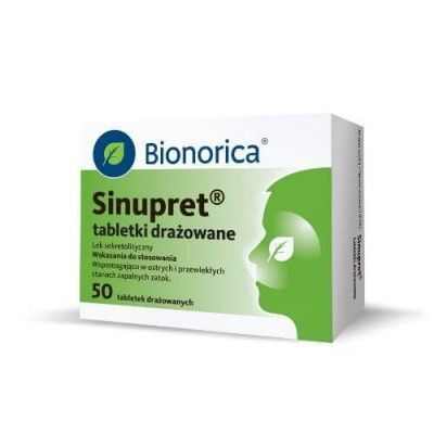 SINUPRET  50 tabletek