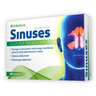 Sinuses, 60 tabletek  KRÓTKA DATA 31.10.2024