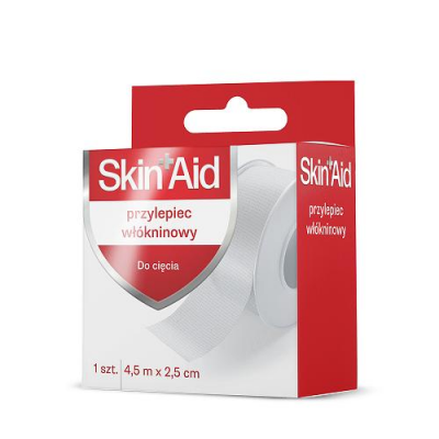 SKIN AID Przylepiec włókninowy 4,5 m x 2,5 cm