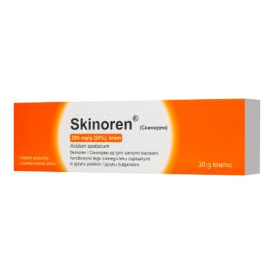 Skinoren 200 mg Krem na trądzik, 30 g