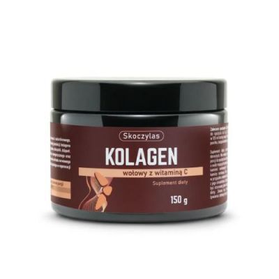 Skoczylas Kolagen wołowy z witaminą C proszek, 150 g