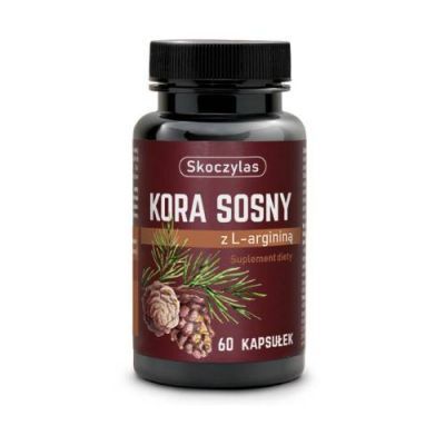SKOCZYLAS Kora Sosny z argininą, 60 kaps.