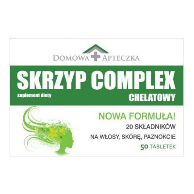 DOMOWA APTECZKA Skrzyp Complex chelatowy, 50 tabletek