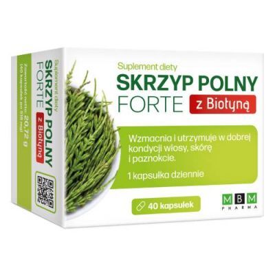 Skrzyp Polny Forte z biotyną, 40 kaps.