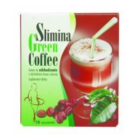 SLIMINA GREEN COFFEE proszek z ekstraktem z zielonej kawy 15 saszetek  DATA WAŻNOŚCI 31.03.2023