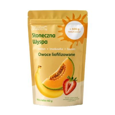 Słoneczna Wyspa Owoce liofilizowane melon, truskawka, banan, 60 g