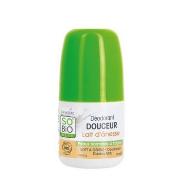 SO BIO Organiczny dezodorant do skóry wrażliwej z mlekiem oślim 50 ml