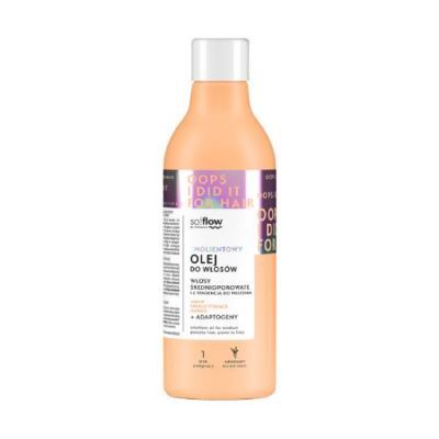 so!flow by Vis Plantis Emolientowy olej do włosów średnioporowatych i z tendencją do puszenia, 150 ml