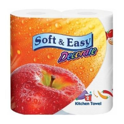 Soft&Easy Ręcznik papierowy 2-warstwowy - Decorate, 2 rolki