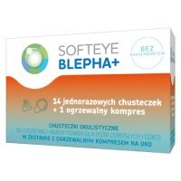 SOFTEYE BLEPHA+  Chusteczki okulistyczne + kompres ogrzewalny