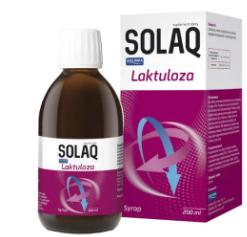 SOLAQ Syrop - 200ml laktuloza zaparcia KRÓTKA DATA 31.12.2026