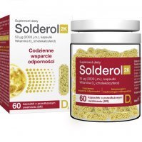 SOLDEROL 2K 2000 I.U. + 0,05 mg 60 kapsułek o przedłużonym uwalnianiu  DATA WAŻNOŚCI 30.04.2023