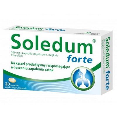 SOLEDUM FORTE 200 mg 20 kapsułek dojelitowych