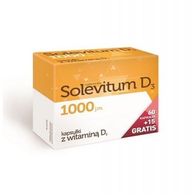 SOLEVITUM D3 1000 j.m. 75 kapsułek