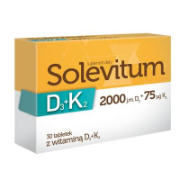 SOLEVITUM D3 + K2  30 tabletek DATA WAŻNOŚCI