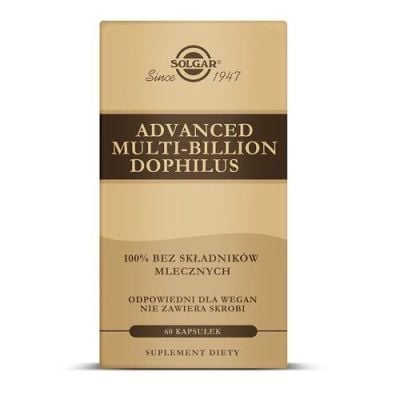 Solgar Advanced Multi-Billion Dophilus, 60 kaps. KRÓTKA DATA 31.12.2026