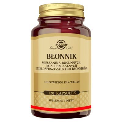 SOLGAR Błonnik Mieszanina błonników, 120 kaps.