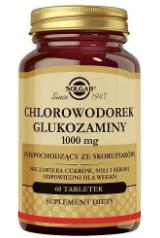 SOLGAR Chlorowodorek Glukozaminy 1000mg - 60tabl. KRÓTKA DATA 30.11.2026