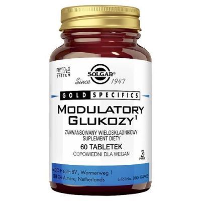 SOLGAR Gold Specifics Modulatory glukozy, 60 kaps. KRÓTKA DATA 28.02.2026