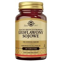 SOLGAR Izoflawony sojowe - 30 tabletek