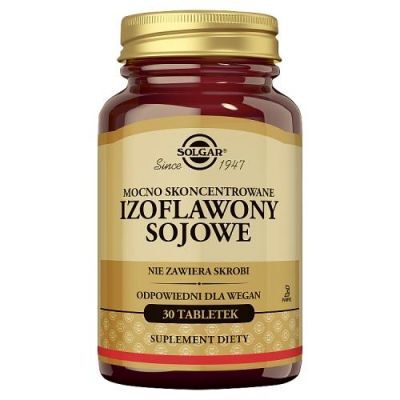 SOLGAR Izoflawony sojowe - 30 tabletek