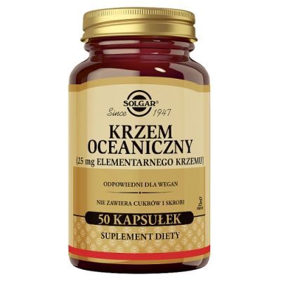 Solgar Krzem oceaniczny, 50 kaps.