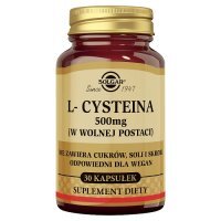 SOLGAR L-CYSTEINA 500 mg 30 kapsułki