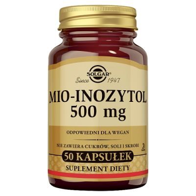 SOLGAR Mio-Inozytol, 50 kapsułek