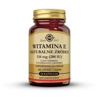 Solgar Naturalna Witamina E, 50 kaps.