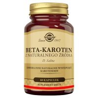 Solgar Naturalny Beta Karoten 7 mg, 60 kaps.