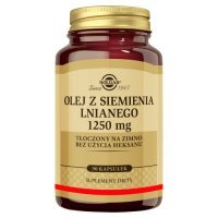 SOLGAR OLEJ Z SIEMIENIA LNIANEGO 1250 mg 90 kapsułek