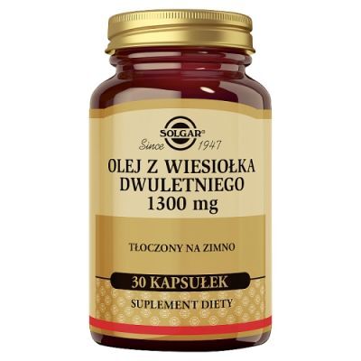 SOLGAR Olej z wiesiołka dwuletniego 1300 mg - 30 kapsułek