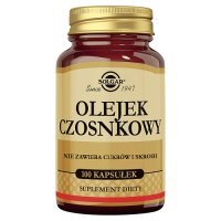 SOLGAR Olejek czosnkowy 1mg - 100 kapsułek