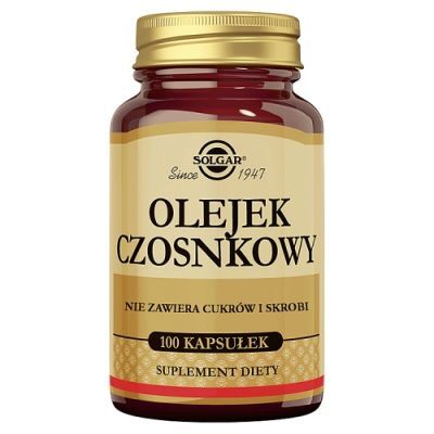SOLGAR Olejek czosnkowy 1mg - 100 kapsułek