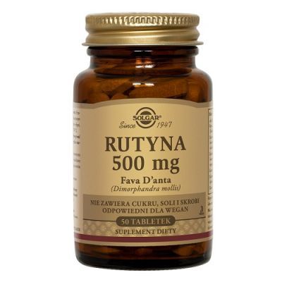 SOLGAR RUTYNA 500 mg 50 tabletek