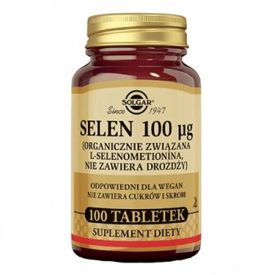 SOLGAR Selen 100 mg - 100 tabletek