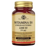 SOLGAR Witamina D3 2200 IU - 50 kaps.