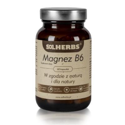 SOLHERBS Magnez B6 60 kapsułek