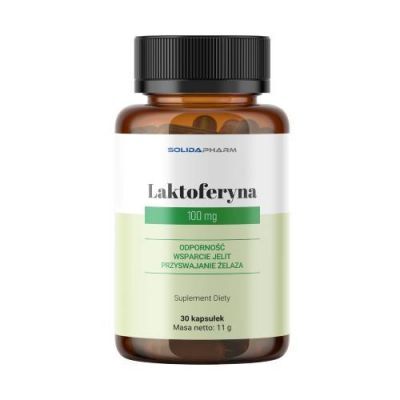 Solida Pharm Laktoferyna 100 mg, 30 kaps.