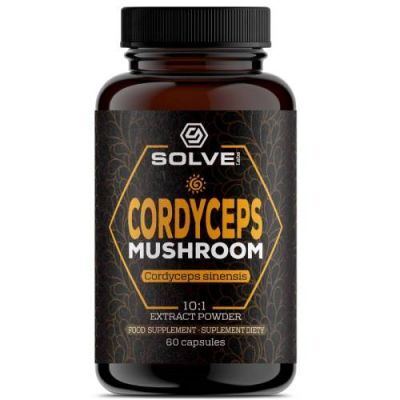 Solve Labs Cordyceps 10:1 Ekstrakt, 60 kaps.