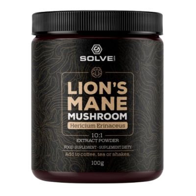 Solve Labs Lion's Mane Mushroom Soplówka jeżowata, 100 g