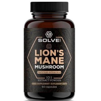 Solve Labs Lion's Mane Soplówka Jeżowata, 60 kaps.