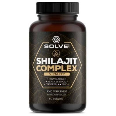 Solve Labs Shilajit Complex 500 mg, 60 kaps.