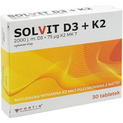 Solvit D3 K2 30 Tabletek