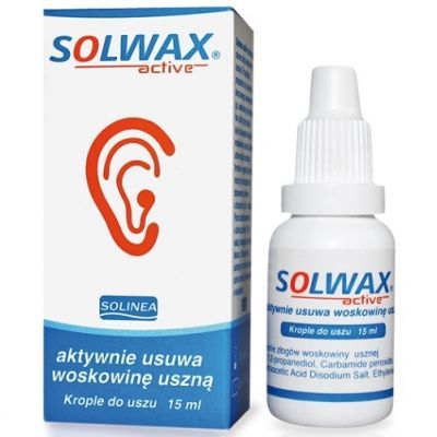 SOLWAX ACTIVE krople do uszu 15 ml