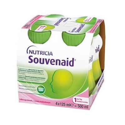 Sovenaid Napój o smaku truskawkowym, 4 x 125 ml