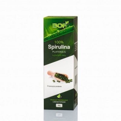 BIO ORGANIC FOODS 100 % Spirulina Platensis 80 g (400 tabletek po 200 mg)