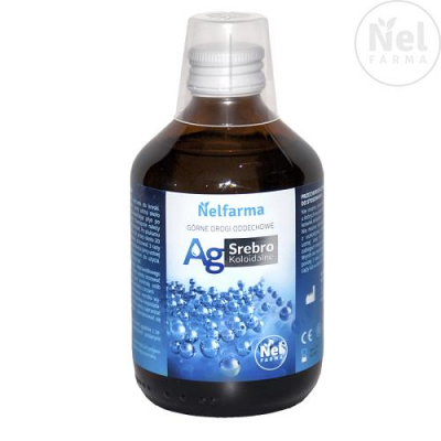 SREBRO KOLOIDALNE 300 ml (szklana butelka) NELFARMA