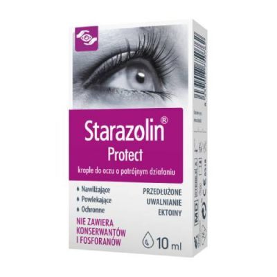Starazolin Protect Krople do oczu o potrójnym działaniu, 10 ml