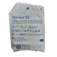 STERILUX ES Kompresy gazowe jałowe 8-warstwowe 17-nitkowe 7,5cm x 7,5cm, 3szt.